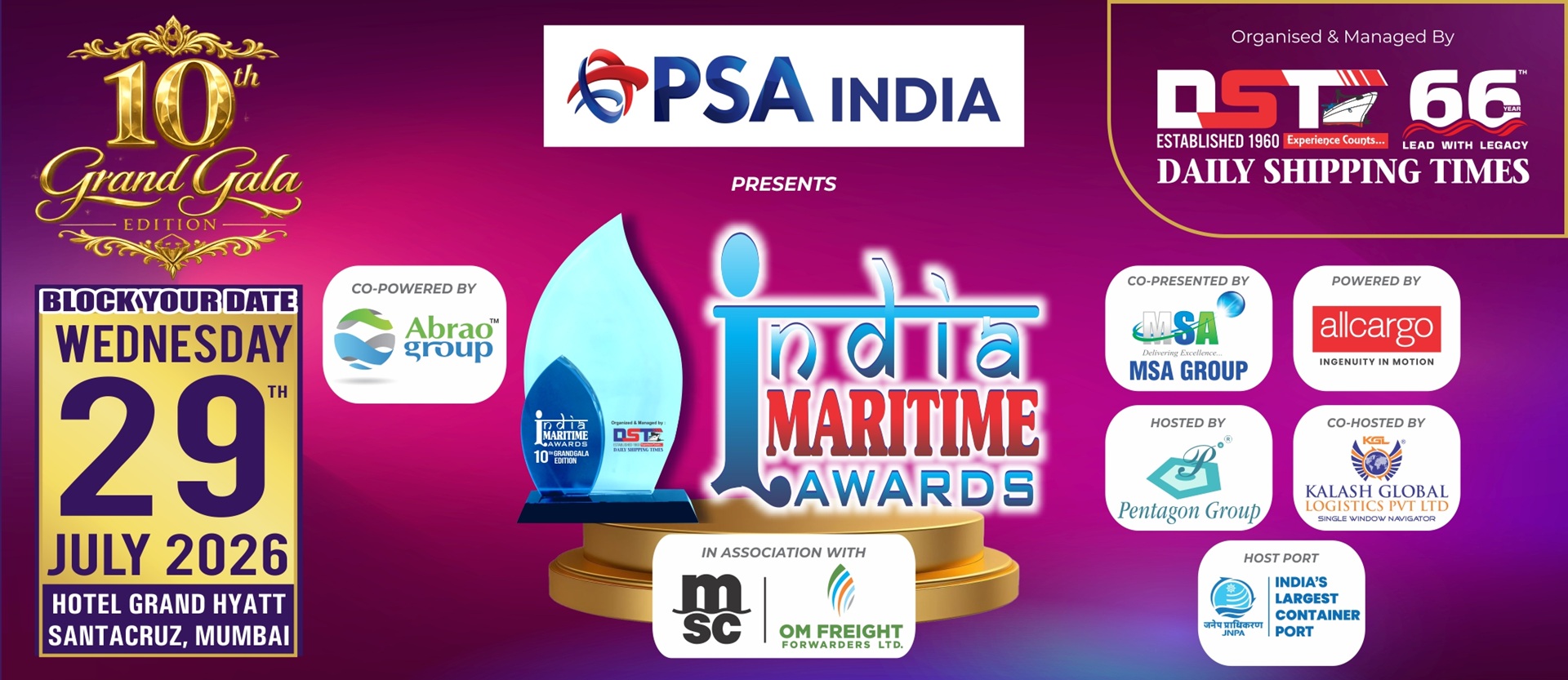 India Maritime Awards - 10th Grand Gala Edition